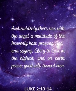Christian Wallpaper - Heavenly Host Luke 2:13-14