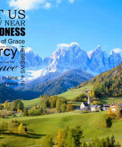 Hebrews 4:16 - Grace and Mercy - Bible Verses To Go