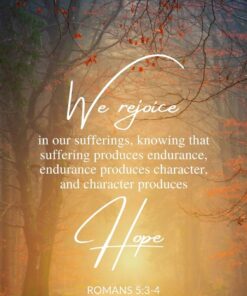 Christian Wallpaper - Hope Romans 5:3-4