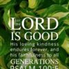 Christian Wallpaper - Hosta Psalm 100:5