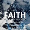 Christian Wallpaper - Icebergs Hebrews 11:1