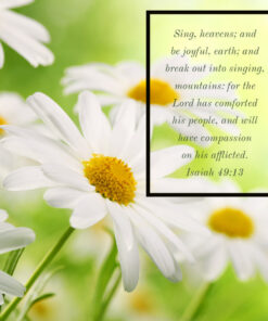 Isaiah 49:13 - The Lord Comforts His People - Bible Verses To Go