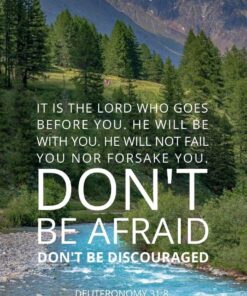 Christian Wallpaper - Italy Stream Deuteronomy 31:8