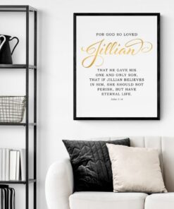 Personalized John 3:16