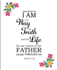 John 14:6 - I Am the Way - Bible Verses To Go