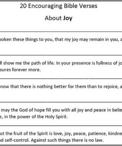 Bible Verses About Joy
