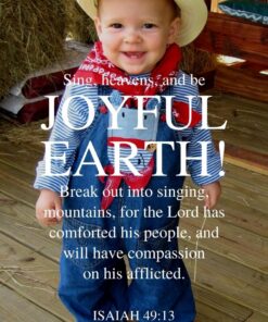 Christian Wallpaper - Rejoice Earth Isaiah 49:13