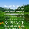 Christian Wallpaper - June River Proverbs 3:1-2