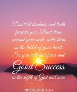 Christian Wallpaper - Laguna Bay Proverbs 3:3-4