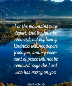 Christian Wallpaper - Lake Church Isaiah 54:10