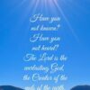 Christian Wallpaper - Lake Sun Isaiah 40:28