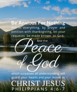 Christian Wallpaper – Lake Philippians 4:6-7