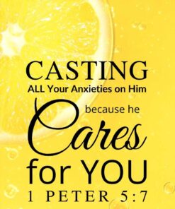 Christian Wallpaper – Lemon 1 Peter 5:7