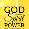 Christian Wallpaper - Lemon 2 Timothy 1:7
