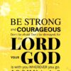 Christian Wallpaper – Lemon Joshua 1:9