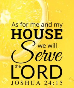 Christian Wallpaper – Lemon Joshua 24:15