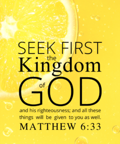 Christian Wallpaper – Lemon Matthew 6:33