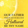 Christian Wallpaper – Lemon Matthew 6:9