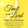 Christian Wallpaper - Lemon Proverbs 3:5-6