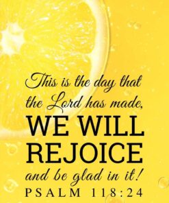 Christian Wallpaper – Lemon Psalm 118:24