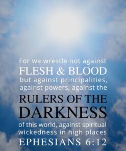 Christian Wallpaper - Light n Dark Ephesians 6:12