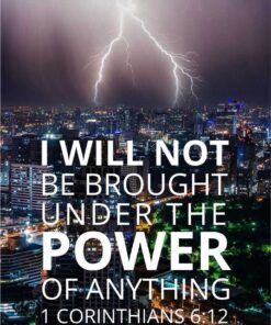 Christian Wallpaper - Lightning 1 Corinthians 6:12