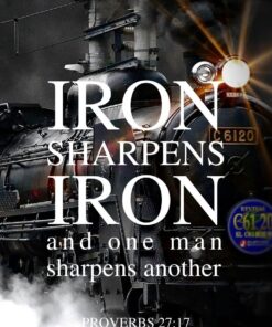 Christian Wallpaper - Locomotive Proverbs 27:17