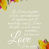 Christian Wallpaper - Love Flowers 1 Corinthians 13:2