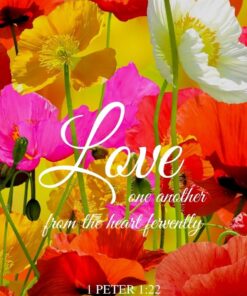Christian Wallpaper - Love One Another 1 Peter 1:22