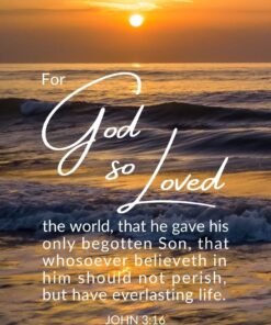 Christian Wallpaper - Loved the World John 3:16