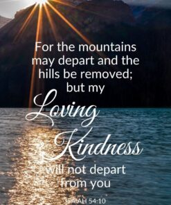 Christian Wallpaper - Loving Kindness Isaiah 54:10