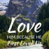 Christian Wallpaper - Majestic View 1 John 4:19