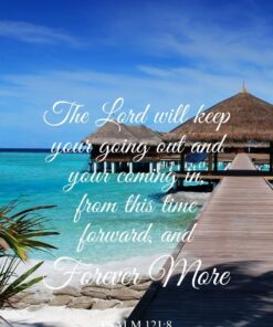 Christian Wallpaper - Maldives Path Psalm 121:8