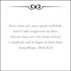 Mark 6:34 - He Had Compassion on Them - Bible Verses To Go