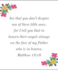 Matthew 18:10 - Don't Despise These Little Ones - Bible Verses To Go