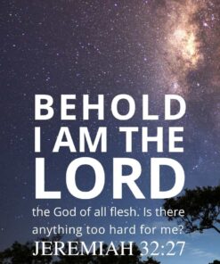 Christian Wallpaper - Milky Way Sky Jeremiah 32:27