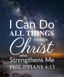 Christian Wallpaper – Milky Way Philippians 4:13