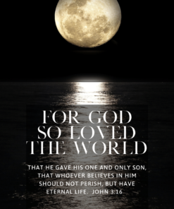 Christian Wallpaper - Moonlight2 John 3:16