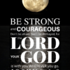 Christian Wallpaper – Moonlight Joshua 1:9