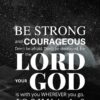 Christian Wallpaper – Moonrise Joshua 1:9