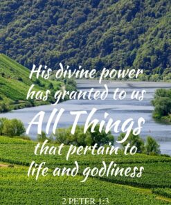 Christian Wallpaper - Mosel River 2 Peter 1:3