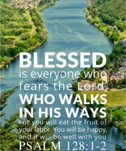 Christian Wallpaper - Mosel River Psalm 128:1-2