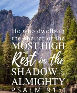 Christian Wallpaper - Mountain Creek Psalm 91:1