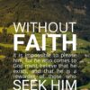 Christian Wallpaper - Mountain View Hebrews 11:6