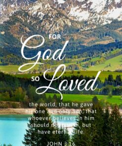Christian Wallpaper – Mountains John 3:16