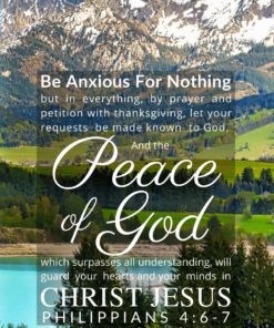 Christian Wallpaper – Mountains Philippians 4:6-7