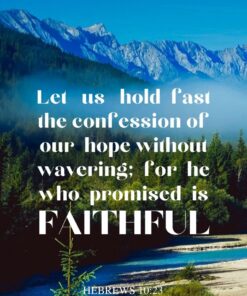 Christian Wallpaper - Mountains in Germany Hebrews 10:23