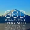 Christian Wallpaper - Mt Fuji Philippians 4:19