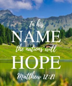Christian Wallpaper - Nations Hope Matthew 12:21