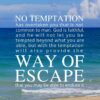 Christian Wallpaper - Ocean Blue 1 Corinthians 10:13